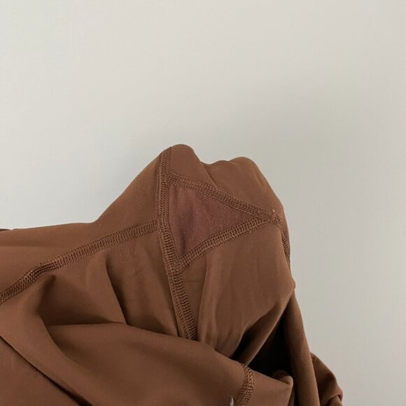 Lululemon Groove Super-High-Rise Split-Hem Flare Pants Roasted Brown Size 10 - Picture 6 of 7